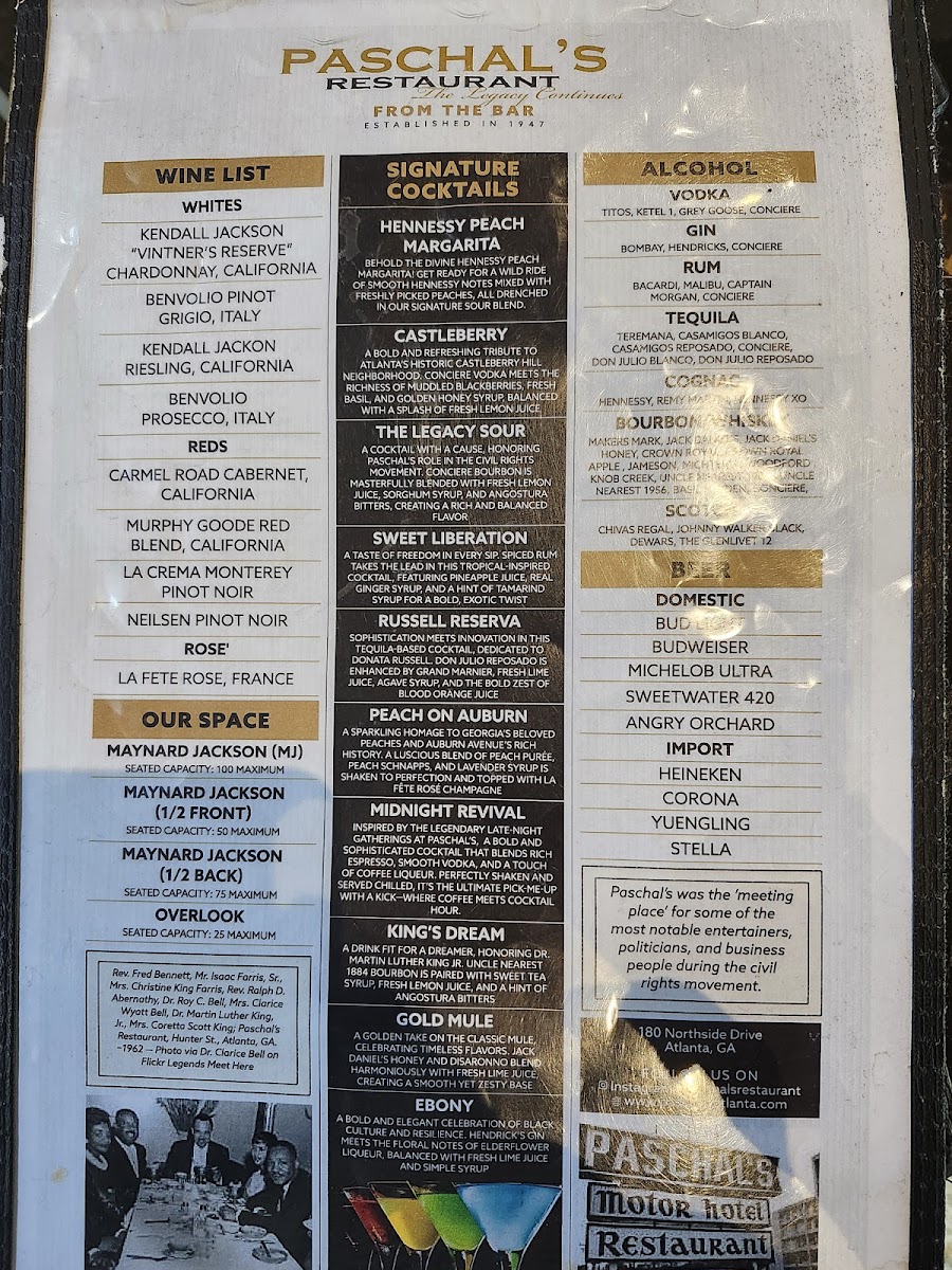 Menu Paschal's Restaurant & Bar-2